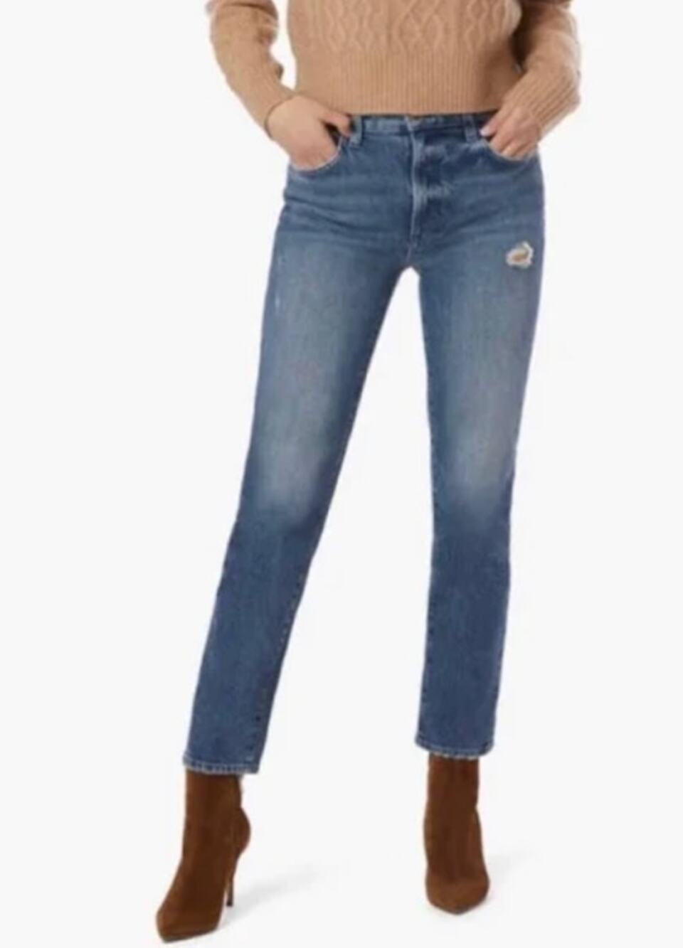 Favorite Daughter The Erin High Rise Slim Straight Blue Jeans Size 26